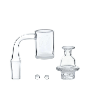 Cyclone Cap/Opaque Quartz Banger Set