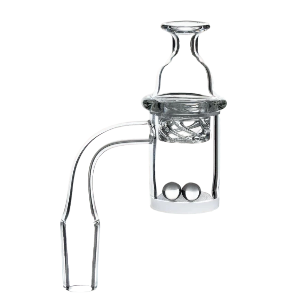 Cyclone Cap/Opaque Quartz Banger Set
