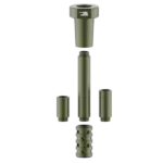 TANK Adjustable Metal Downstem Army Green